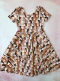 Greta twirl dress- Protest print- custom