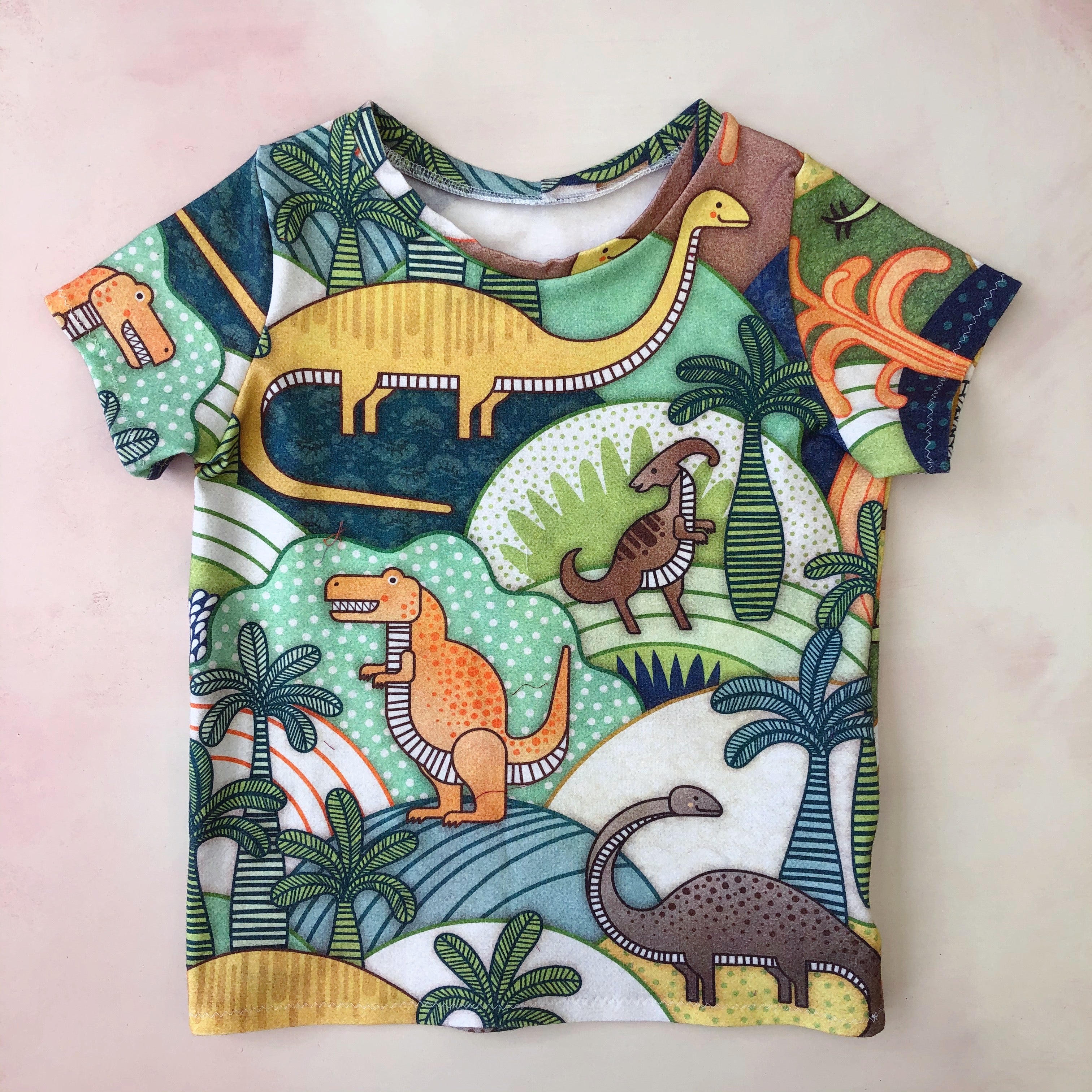 happy dinos tee- custom