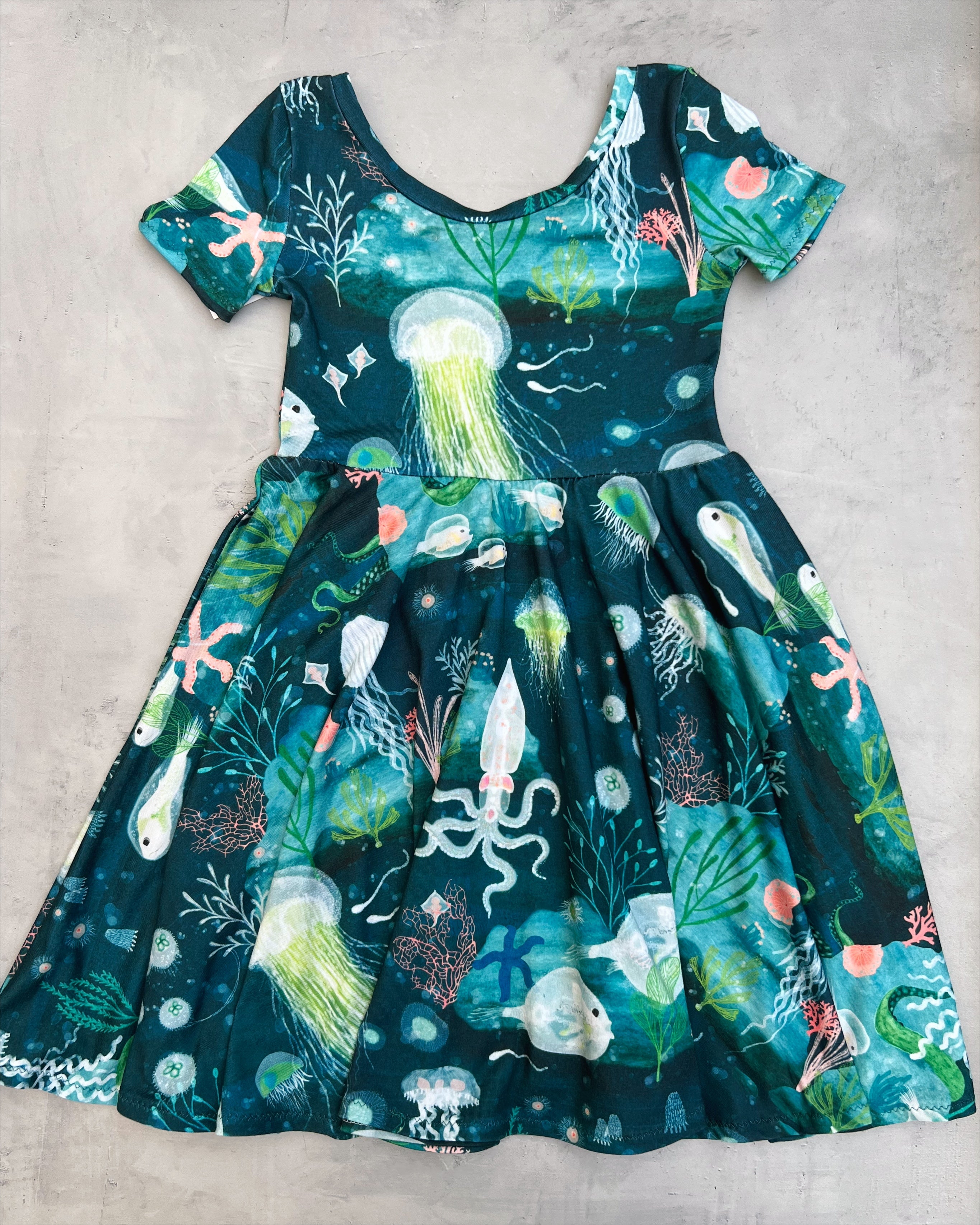 Greta dress- Under the Sea- Custom