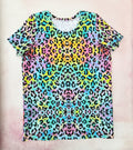 rainbow leopard tee