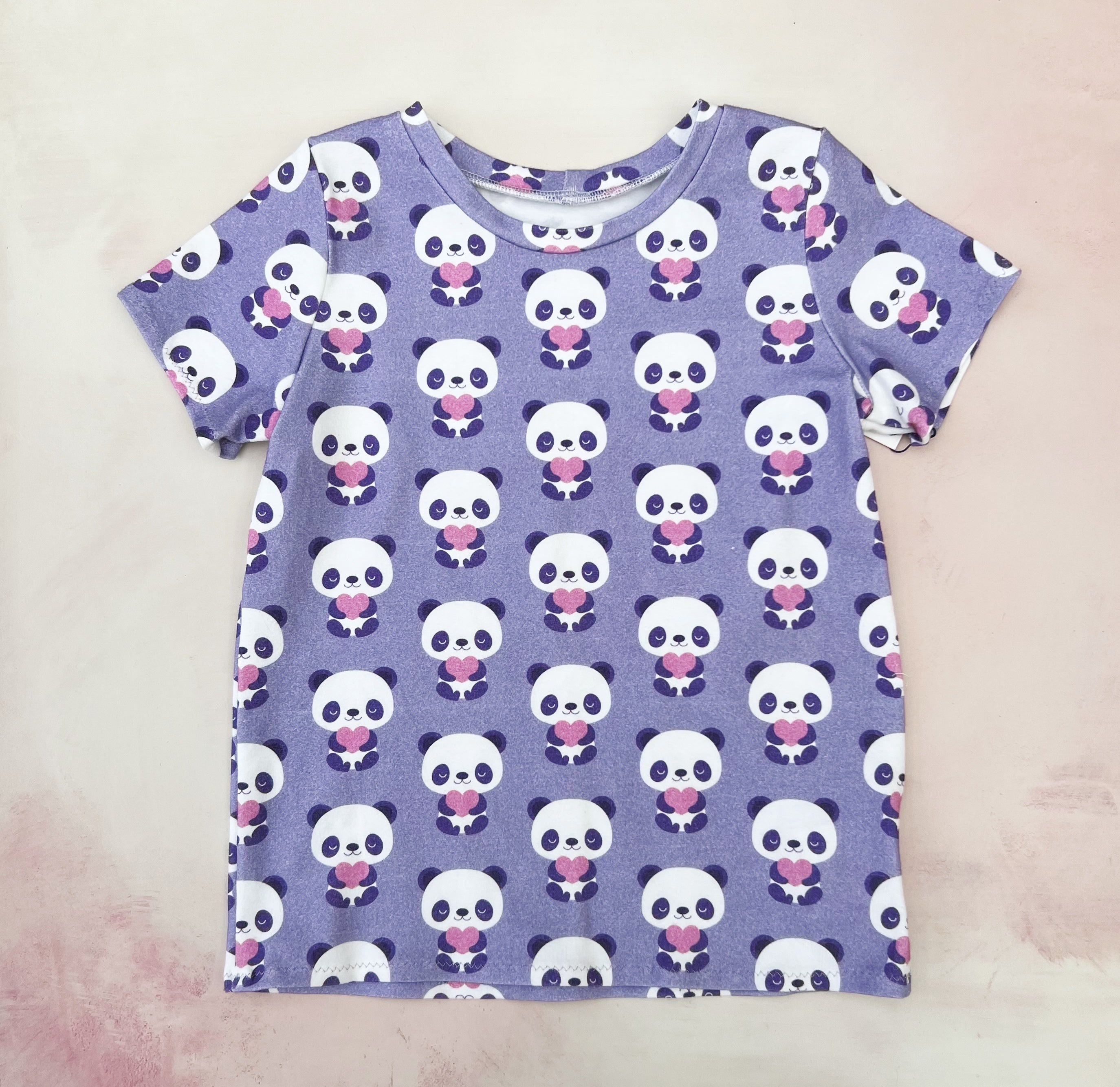 purple pandas tee