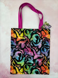 rainbow dragons tote