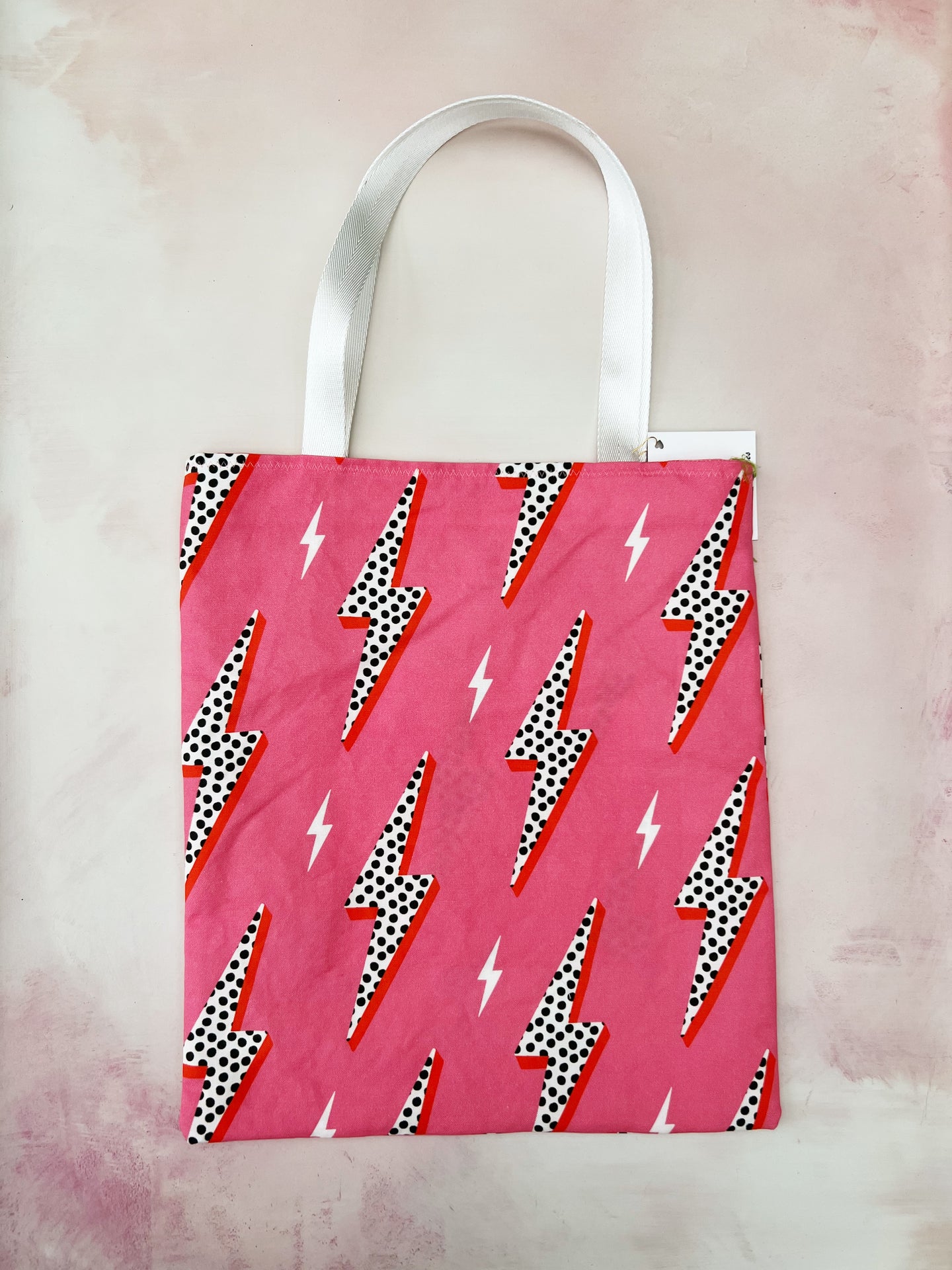 pink lightning tote
