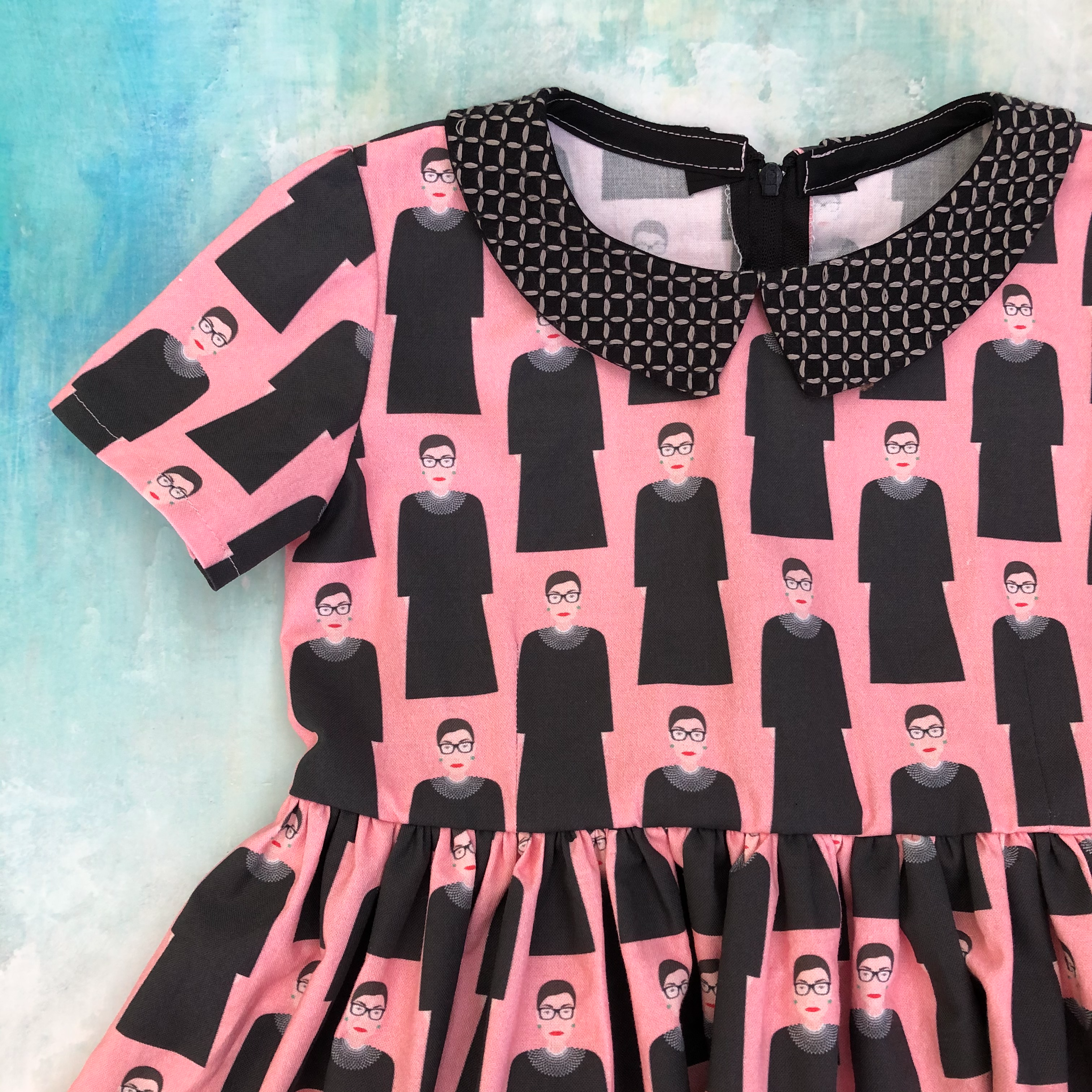 Avery dress- Pink RBG- custom